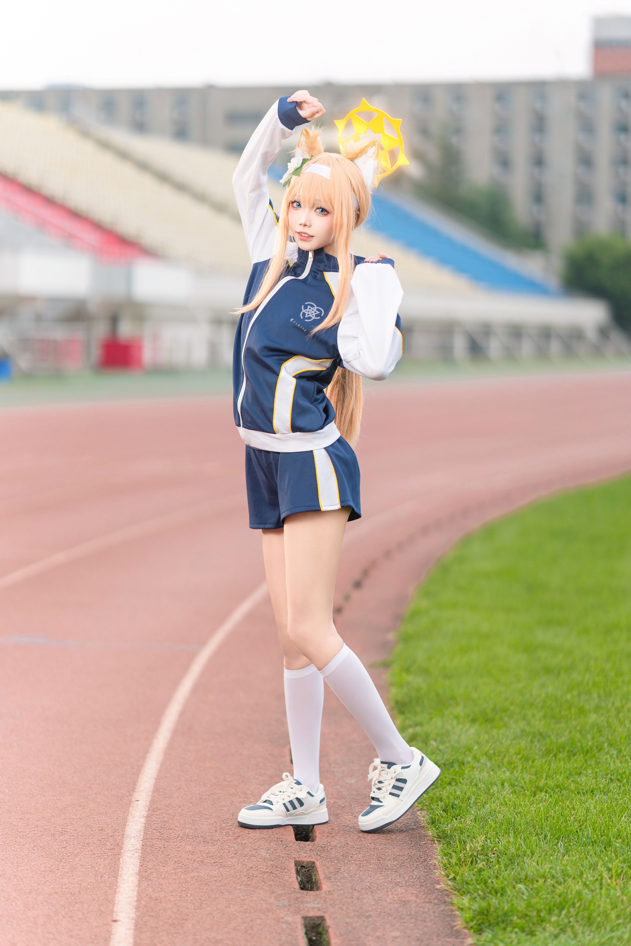 图片[1]-艾西Aiwest – NO.016 碧蓝档案 伊落玛丽 体操服 [44P]-XikXak